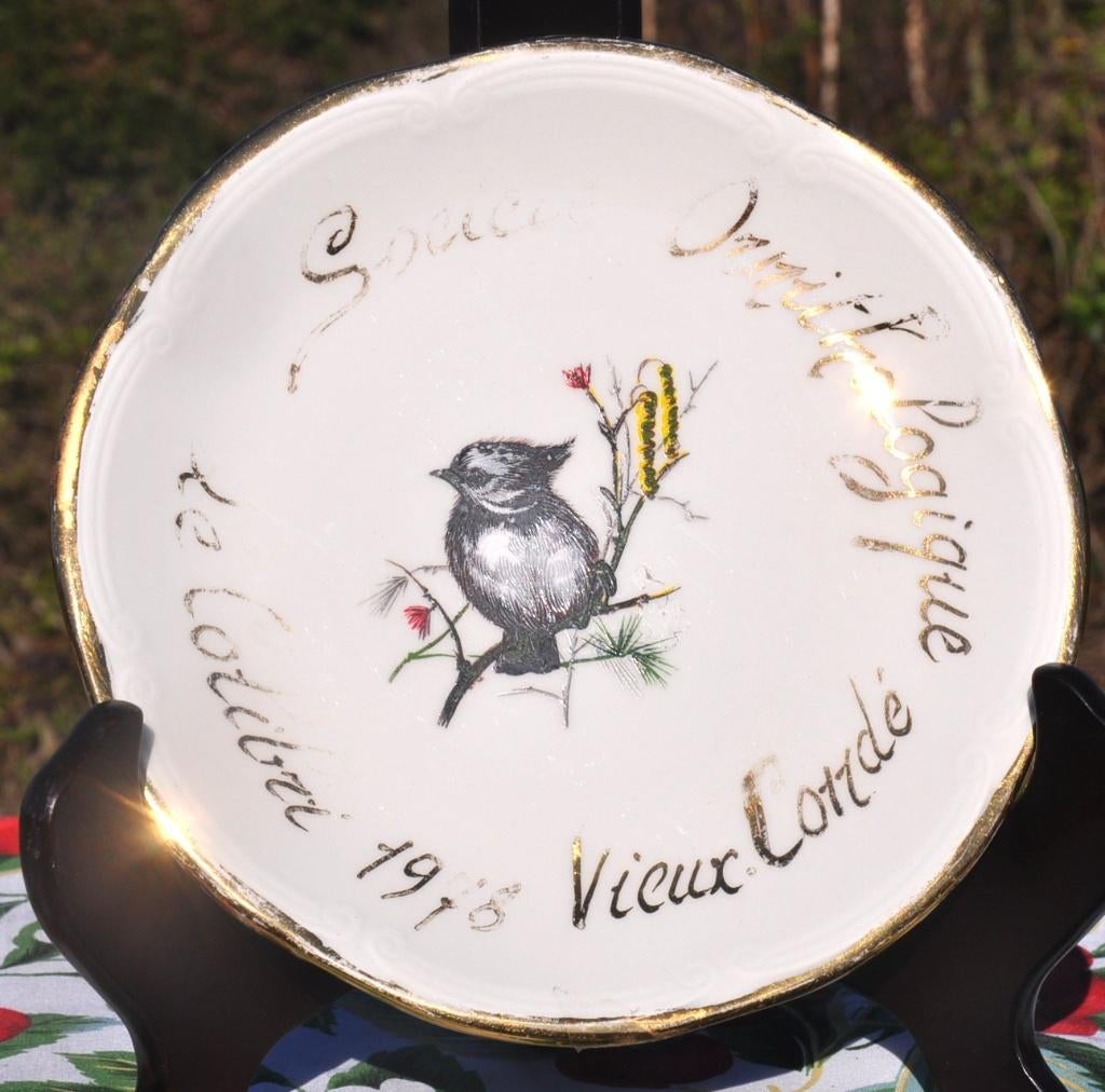 assiette a l'oiseau (1), Antiek en Kunst, Antiek | Wandborden en Tegels, Ophalen of Verzenden