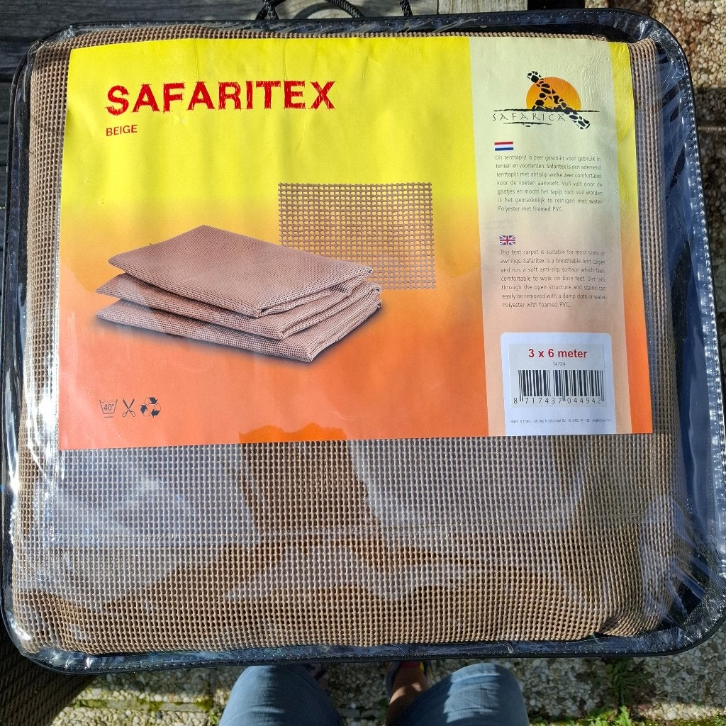Tenttapujt beige 3  6 meter, Ophalen, Zo goed als nieuw