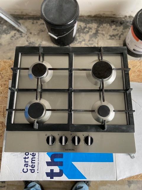 Taque cuisson Gaz Siemens -très bon état, Electroménager, Tables de cuisson, Utilisé, 4 zones de cuisson, Enlèvement