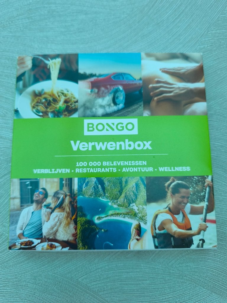 Waardekaart Bongo, Tickets en Kaartjes, Kortingen en Cadeaubonnen, Overige soorten, Arrangement, Overige typen