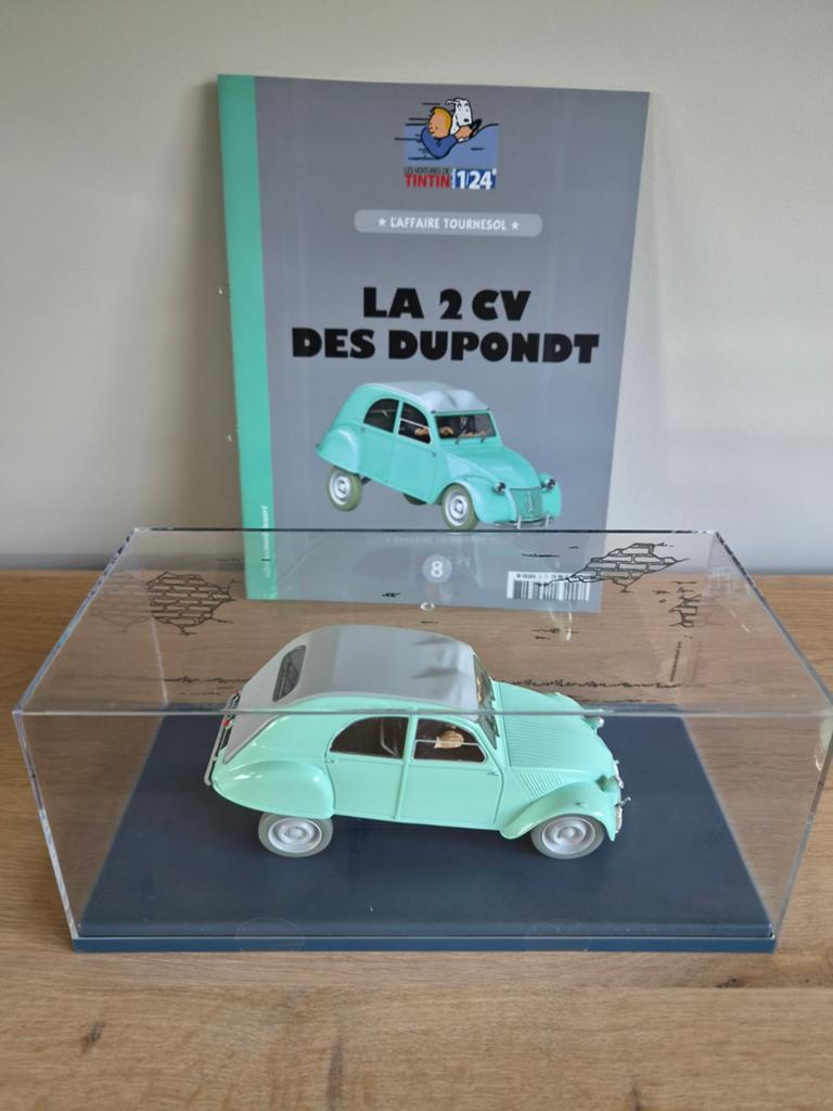 Voiture Tintin n8 à l'échelle 1:24 de De zaak Zonnebloem, Hobby & Loisirs créatifs, Voitures miniatures | 1:43, Enlèvement ou Envoi