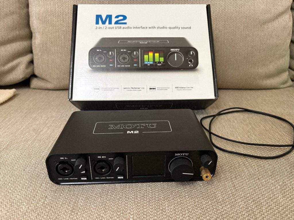 MOTU M2 USB-C audio-interface – Zo goed als nieuw, Ophalen of Verzenden, Zo goed als nieuw