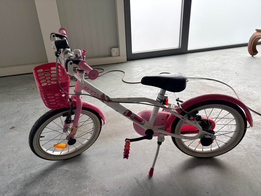 Velo enfant B Twin docto girl 500, Ophalen, Gebruikt, Minder dan 16 inch