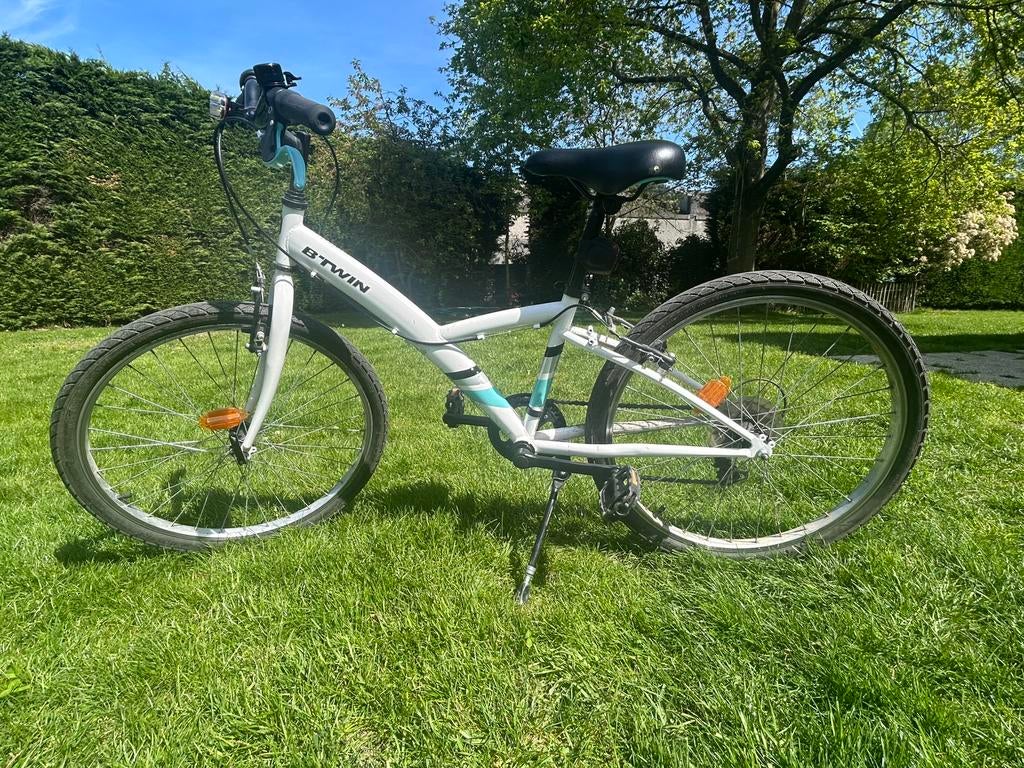 24” fiets btwin decathlon zeer goede staat, Ophalen, Gebruikt, Velgrem