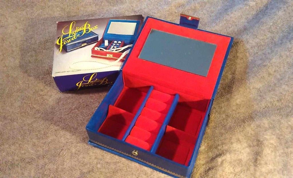 juwelenkistje nieuw, Ophalen of Verzenden, Blauw