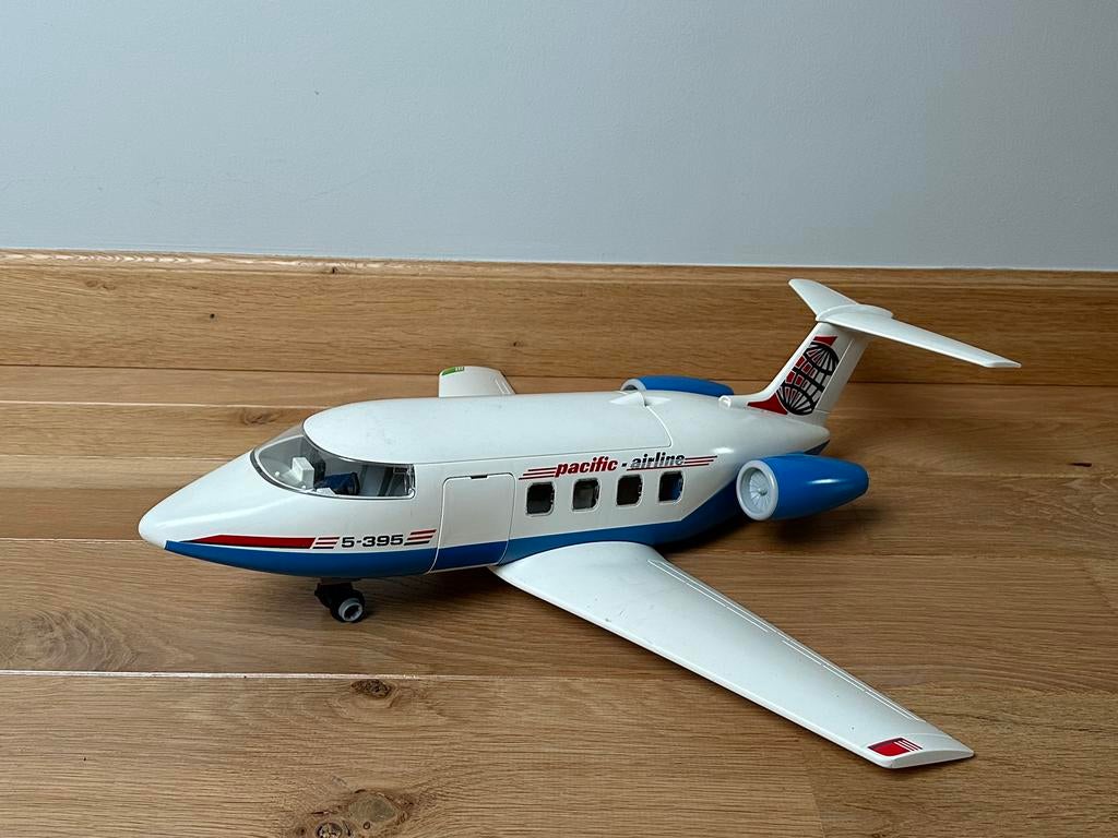 Playmobil vliegtuig, Ophalen