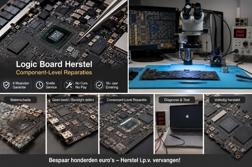 🔧 Apple MacBook Logic Board Herstel Specialist in MacBooks, Computers en Software, Apple Macbooks, Nieuw, MacBook Pro, 16 inch