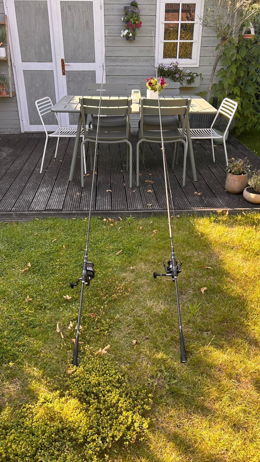 JRC Blade12’6”karperhengels 3.25 Lb + Nash H-Gun BP10 molens, Watersport en Boten, Hengelsport | Karpervissen, Ophalen, Zo goed als nieuw