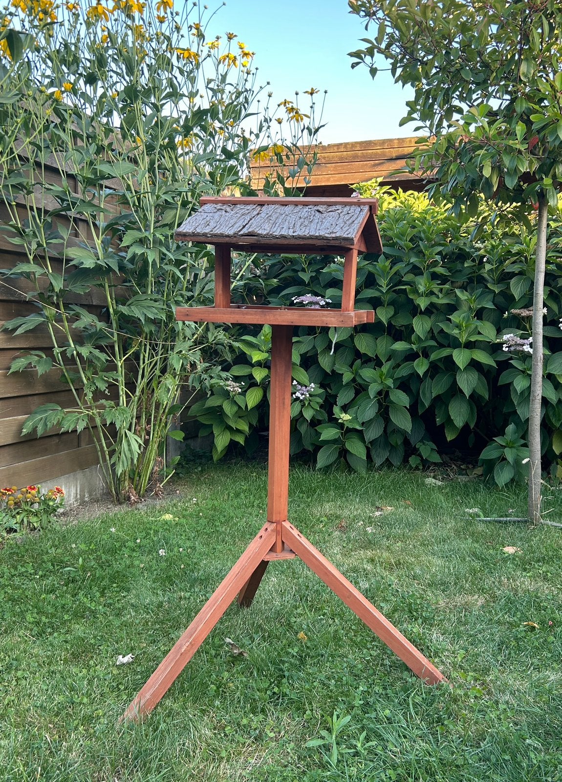 Voederhuisje vogels, Tuin en Terras, Vogelhuisjes en Vogelbaden, Ophalen, Gebruikt