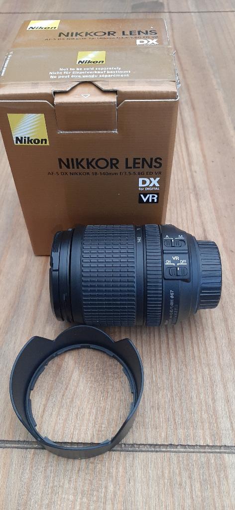 NIKON AF -  S   18 – 140  1:3.5 – 5.6 G – ED – VR., TV, Hi-fi & Vidéo, Photo | Lentilles & Objectifs, Enlèvement, Comme neuf, Lentille standard