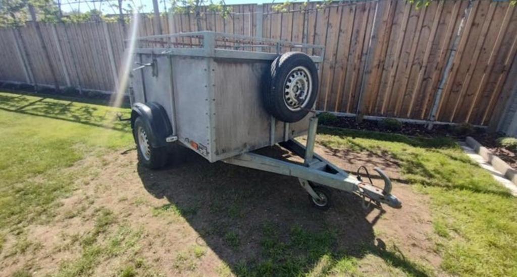 Bagagewagen met oprijramp, Auto diversen, Aanhangwagen-onderdelen, Ophalen, Zo goed als nieuw