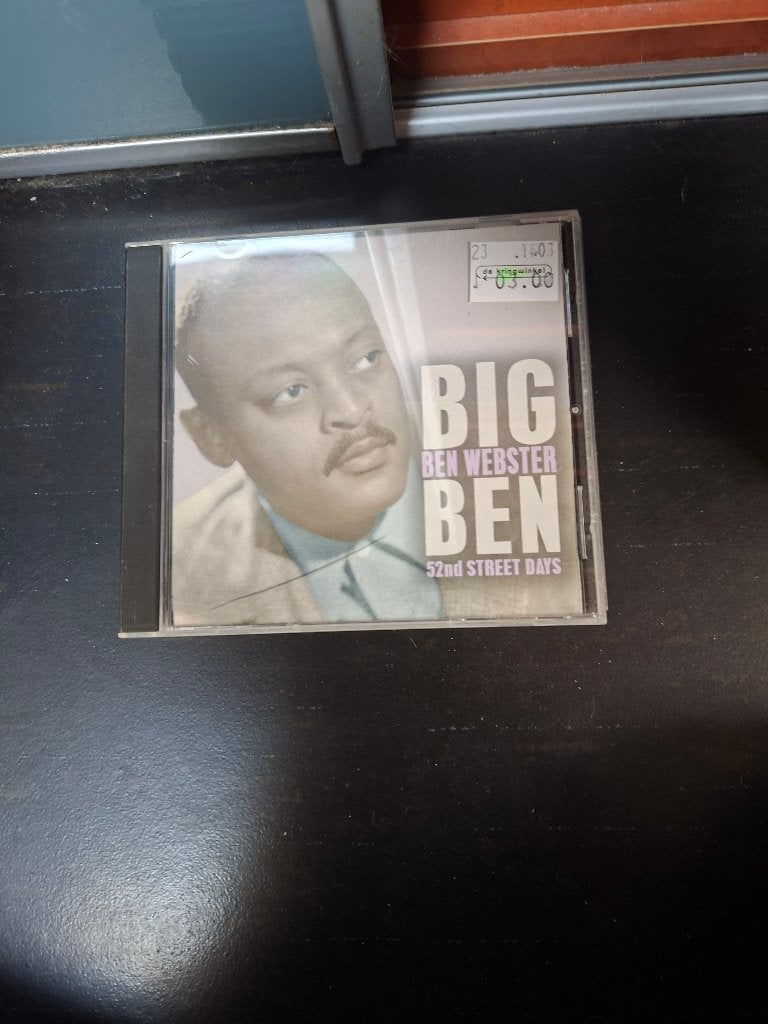 cd - ben webster - 52nd street days, CD & DVD, Enlèvement ou Envoi, Comprend un livret, Compilation, Utilisé