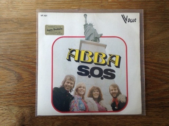single abba, Cd's en Dvd's, 7 inch, Ophalen of Verzenden, Pop, Beschermende buitenhoes