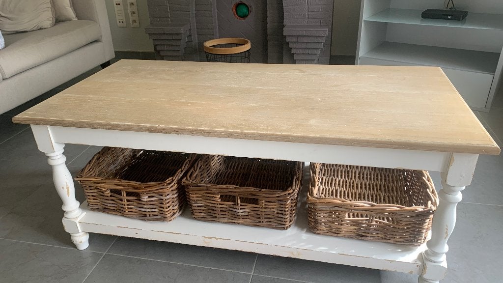 Salontafel, Huis en Inrichting, Tafels | Salontafels, Ophalen, Gebruikt, 100 tot 150 cm, 50 tot 100 cm