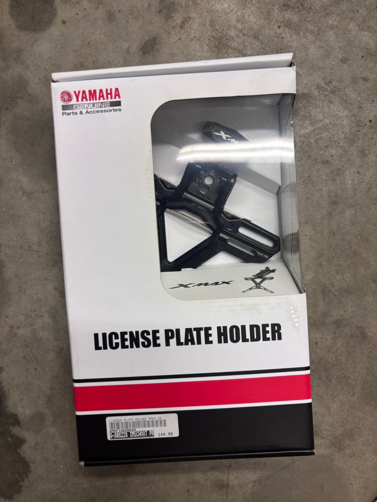 Kentekenplaathouder YAMAHA X MAX - NIEUW, Motoren, Ophalen, Nieuw