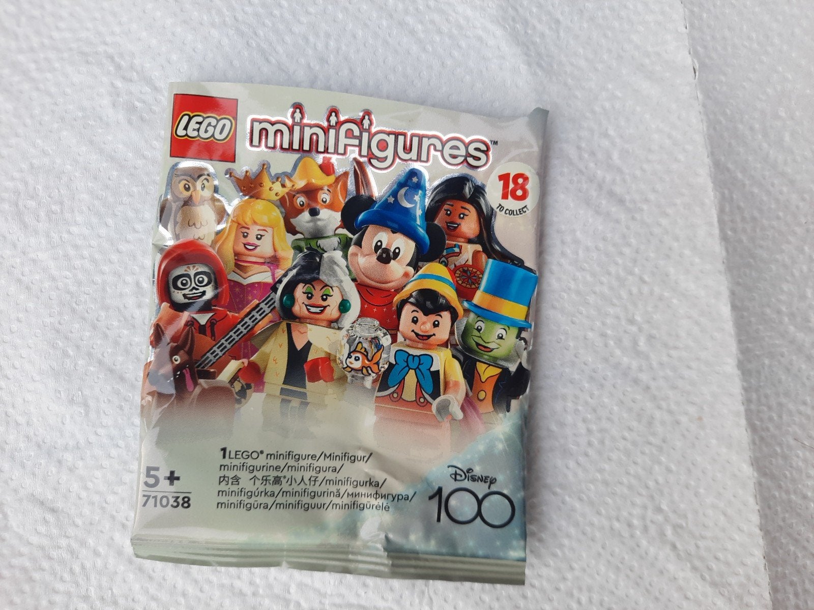 100 jaar disney minifiguren, Ophalen, Lego, Zo goed als nieuw, Minifiguur