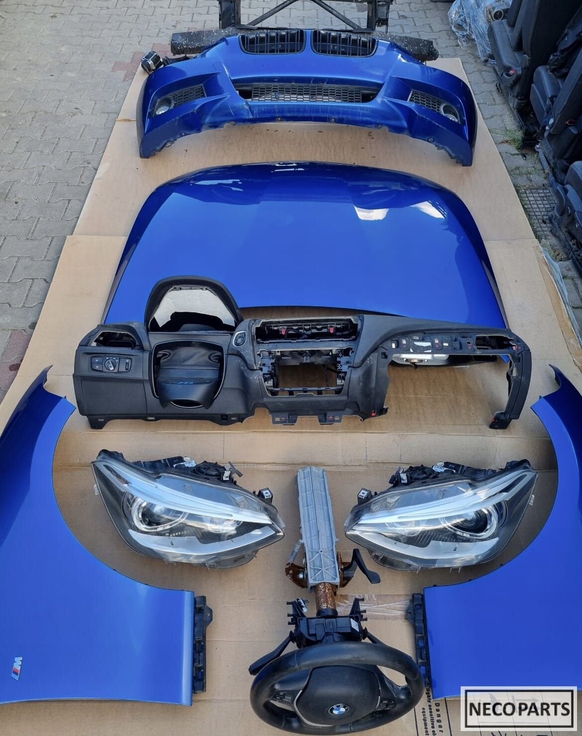 BMW 1 SERIE F20 M PAKET KOPLAMP BUMPER MOTERKAP SCHREM STUUR, Gebruikt, -, -, Ophalen of Verzenden