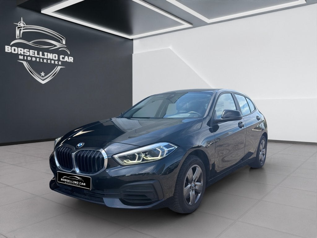 Bmw 1 reeks/benzine/2021/airco/cruise/sensoren/carplay, 1 Reeks, Euro 6, Zwart, Bedrijf