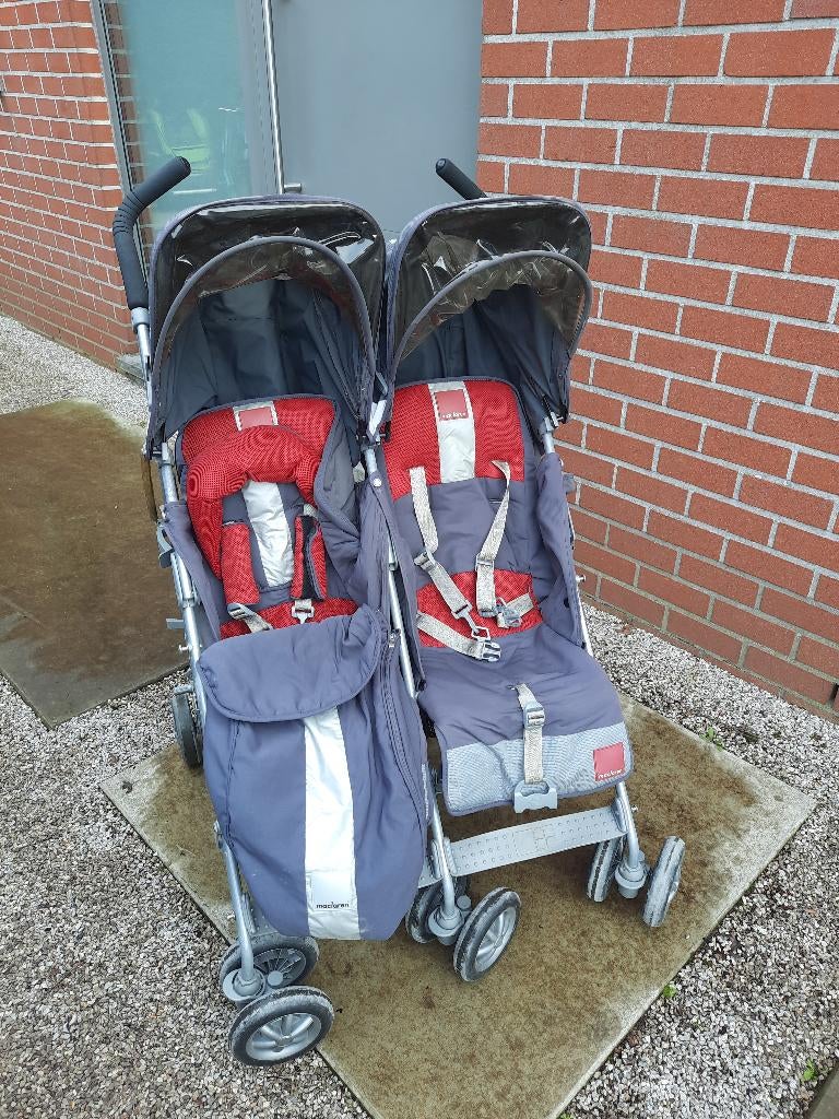 Dubbele buggy, Ophalen, Gebruikt, Maclaren, Duomodel