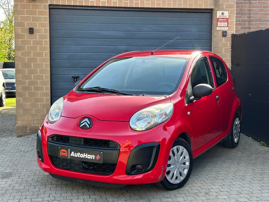 Citroen C1 1.0i Exclusive Airco Onderhoudsboek 2sleutels, Autos, Citroën, Rouge, Euro 5, Entreprise, Boîte manuelle
