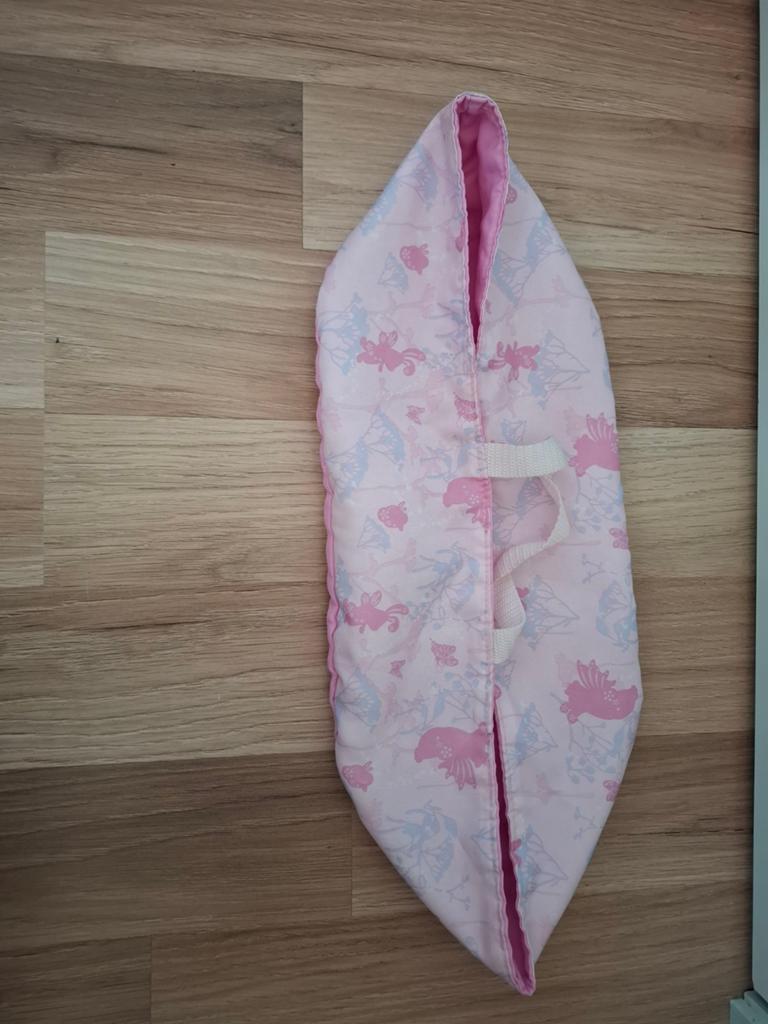 Baby Born drager en 2 Baby born lakentjes, Kinderen en Baby's, Ophalen of Verzenden, Gebruikt, Babypop