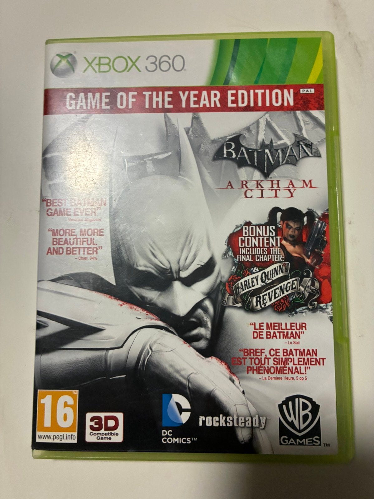 Batman Arkham City Game of the Year Edition Xbox 360, Games en Spelcomputers, Games | Xbox 360, Ophalen of Verzenden, Zo goed als nieuw