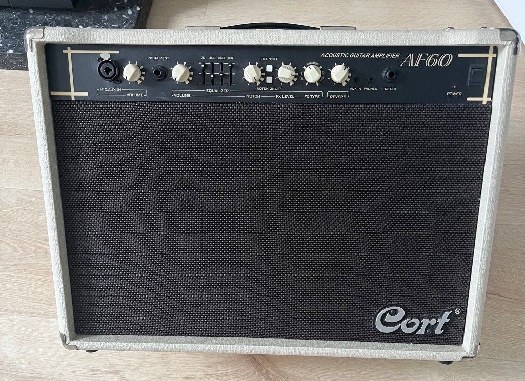 AMPLI CORT AF60 POUR GUITARE ACOUSTIQUE ET CHANT comme neuf, Musique & Instruments, Enlèvement, Comme neuf, Guitare, 50 à 100 watts
