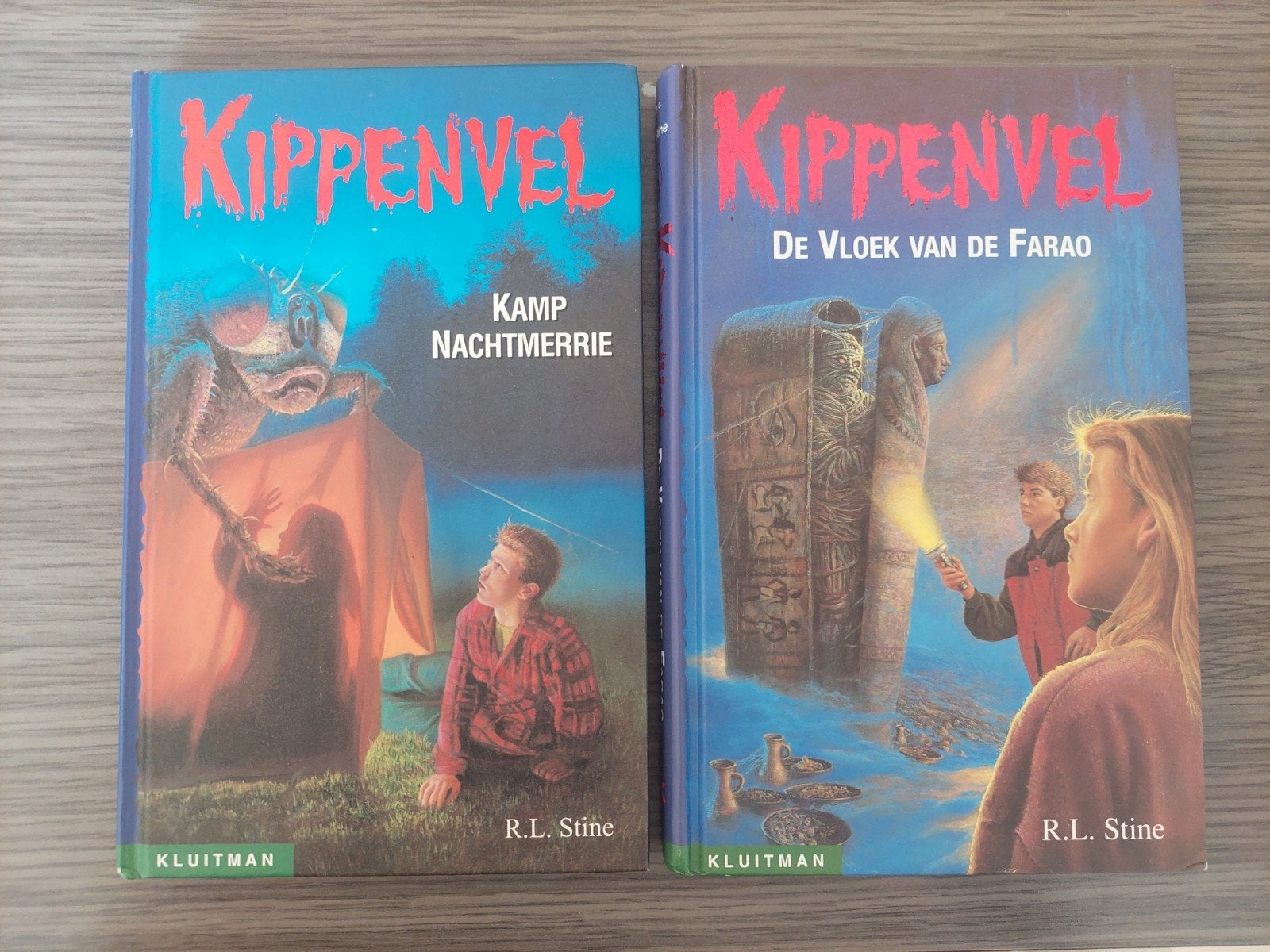 Boeken "kippenvel", Boeken, Ophalen, Gelezen, RL.Stine, Fictie algemeen
