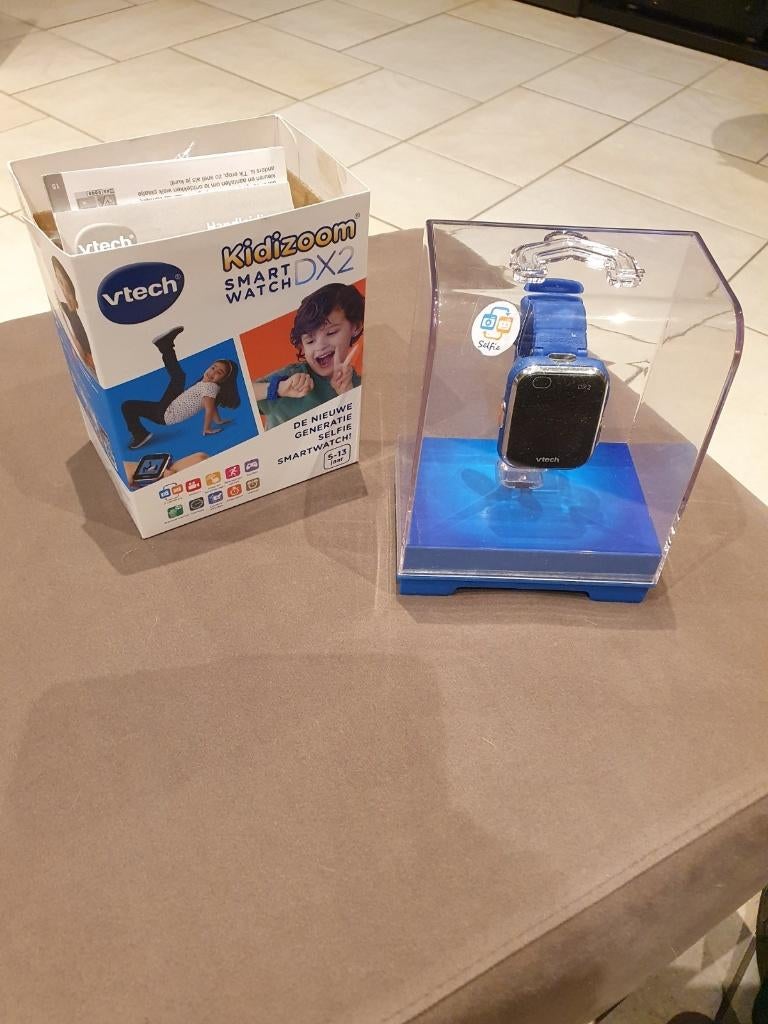 Vtech kidizoom smartwatch DX2 blauw met doos, Ophalen of Verzenden, Gebruikt, Blauw, Jongen of Meisje