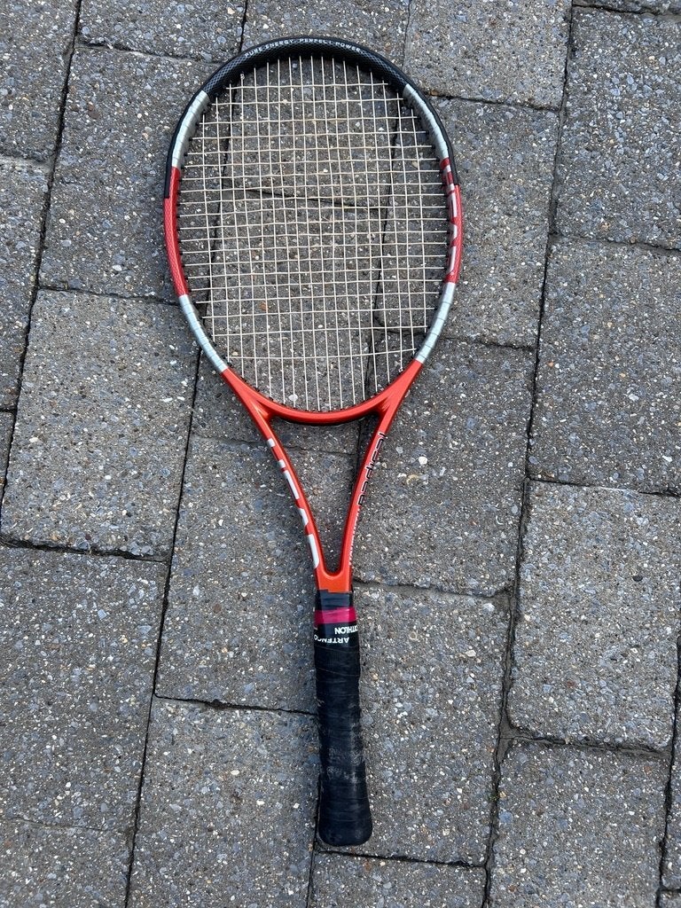 Head Liquidmetal Radical Mid Plus Tennisracket, Sport en Fitness, Tennis, Ophalen, Gebruikt, Head, L4