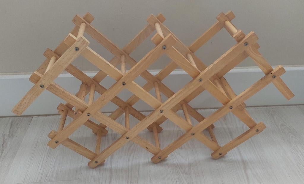wijnrekje, Ophalen, Gebruikt, Hout