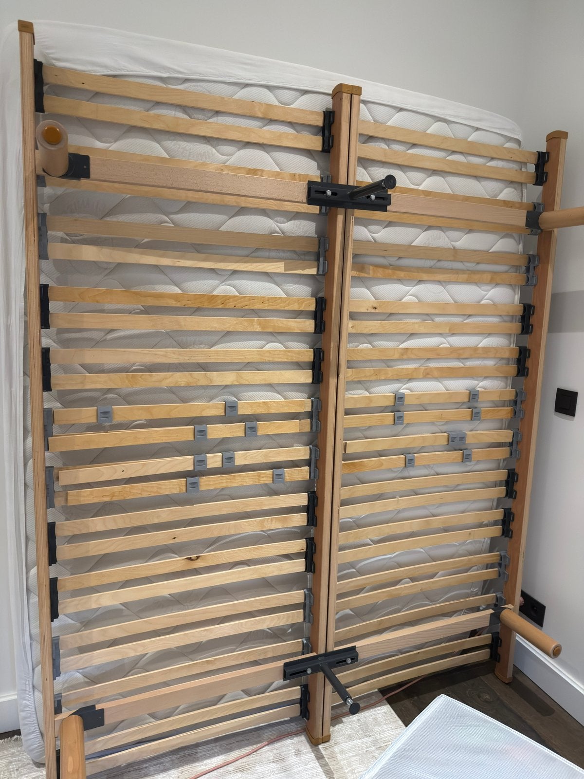 Sommiers bois 80X190, Ophalen, Zo goed als nieuw, 80 cm