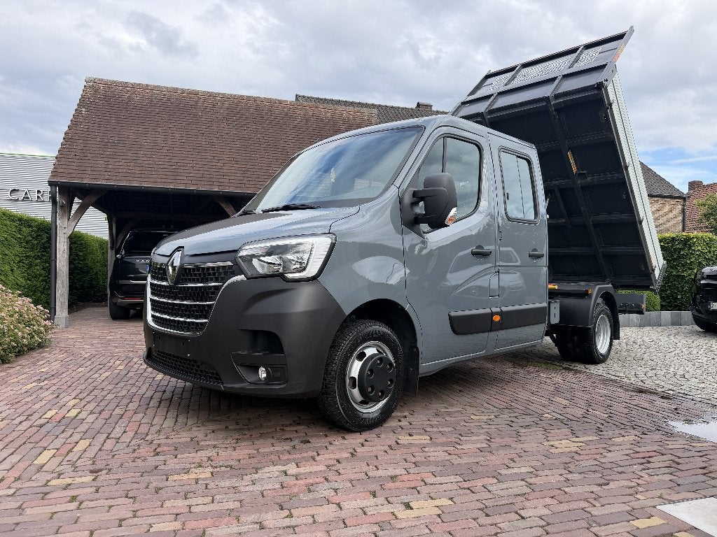 Renault master dubbel cabine/kipper, Auto's, Bestelwagens en Lichte vracht, 4 deurs, 4 cilinders, Renault, 2299 cc