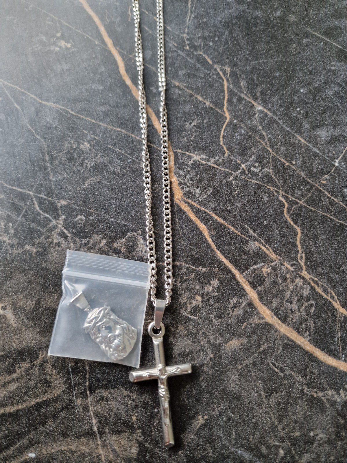 Ketting, Enlèvement ou Envoi, Neuf, Argent, Avec pendentif