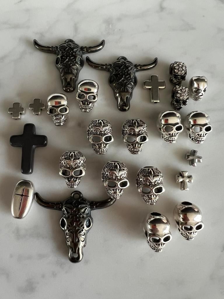 Doodskoppen etc mix 50 stuks, Ophalen of Verzenden, Nieuw, Bedel
