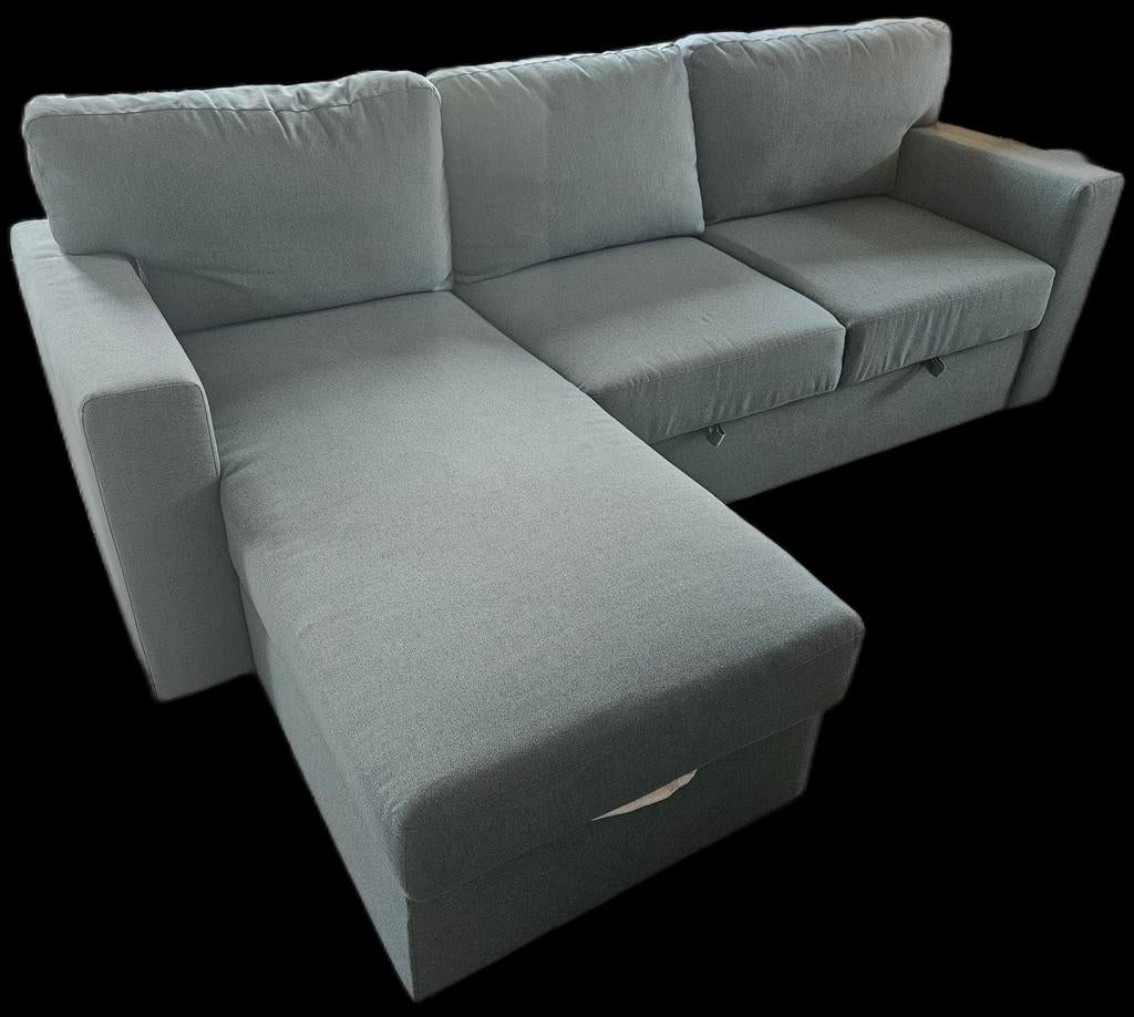 Uitklapbare Zetel - Perfecte Staat, Ophalen, 125 tot 150 cm, Driepersoons, Zo goed als nieuw