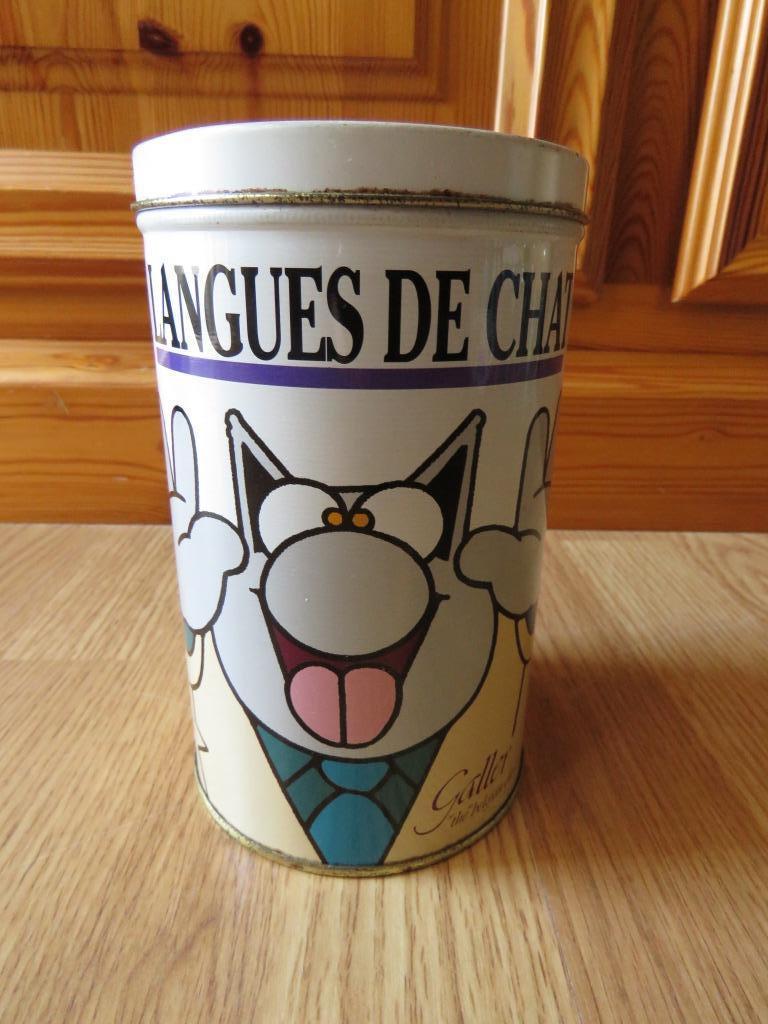 superbe boite metallique langues de chat de Geluck, Collections, Boîte en métal, Enlèvement ou Envoi, Utilisé, Autre, Autres marques