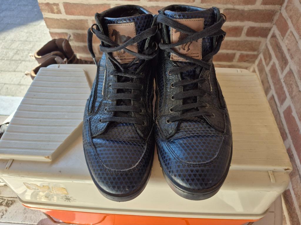 Hoge schoenen Floris van Bommel maat 42, Ophalen, Blauw, Floris van Bommel, Gedragen