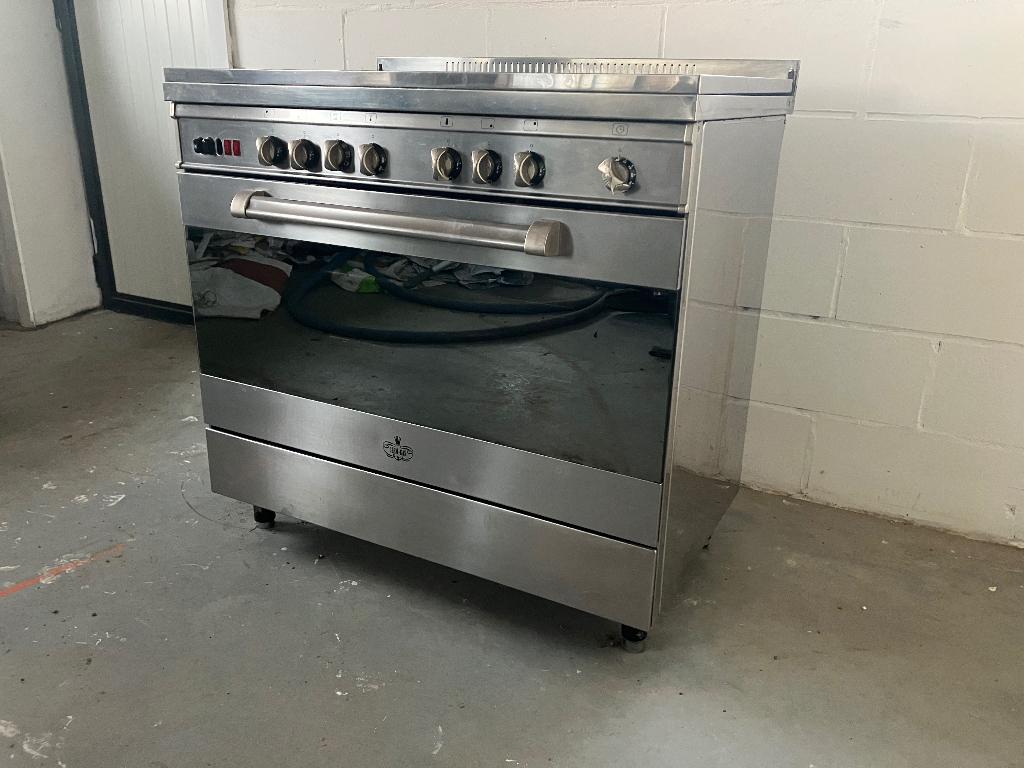 Elektrische oven met gasfornuis Glem-Gas, Ophalen, Gebruikt, 60 cm of meer, Vrijstaand