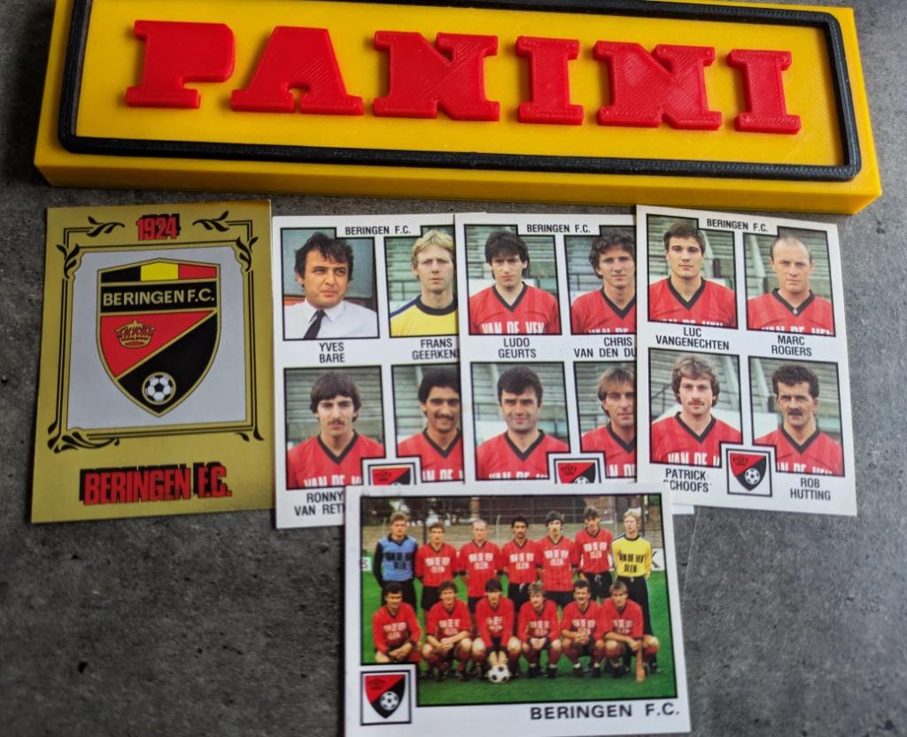 PANINI FOOTBALL 85 FC BERINGEN 5 STICKERS 1985, Verzenden