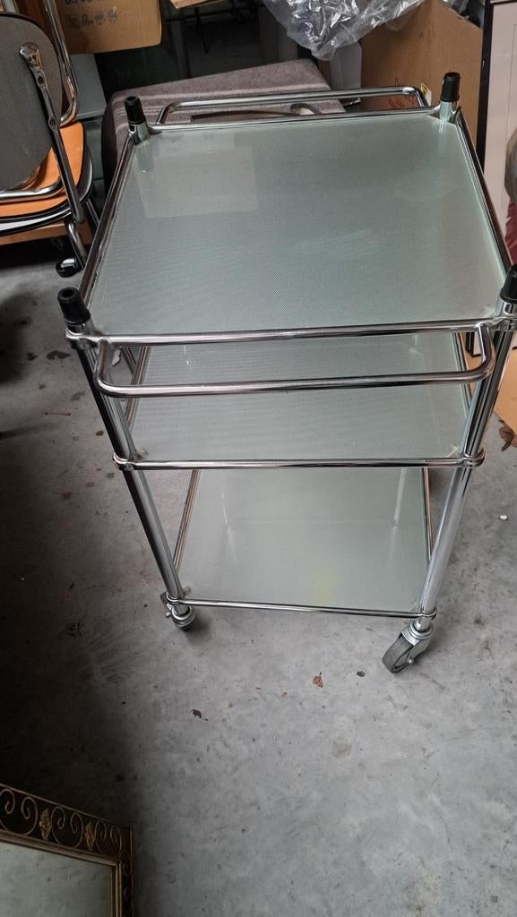 Vintage serveer trolley, Ophalen of Verzenden