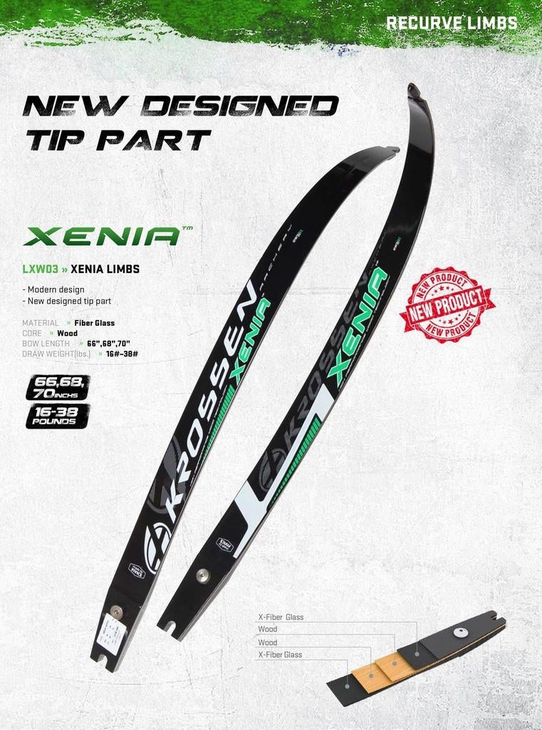 Xrossen Xenia latten 66" - 30lbs, Ophalen of Verzenden, Gebruikt, Recurveboog