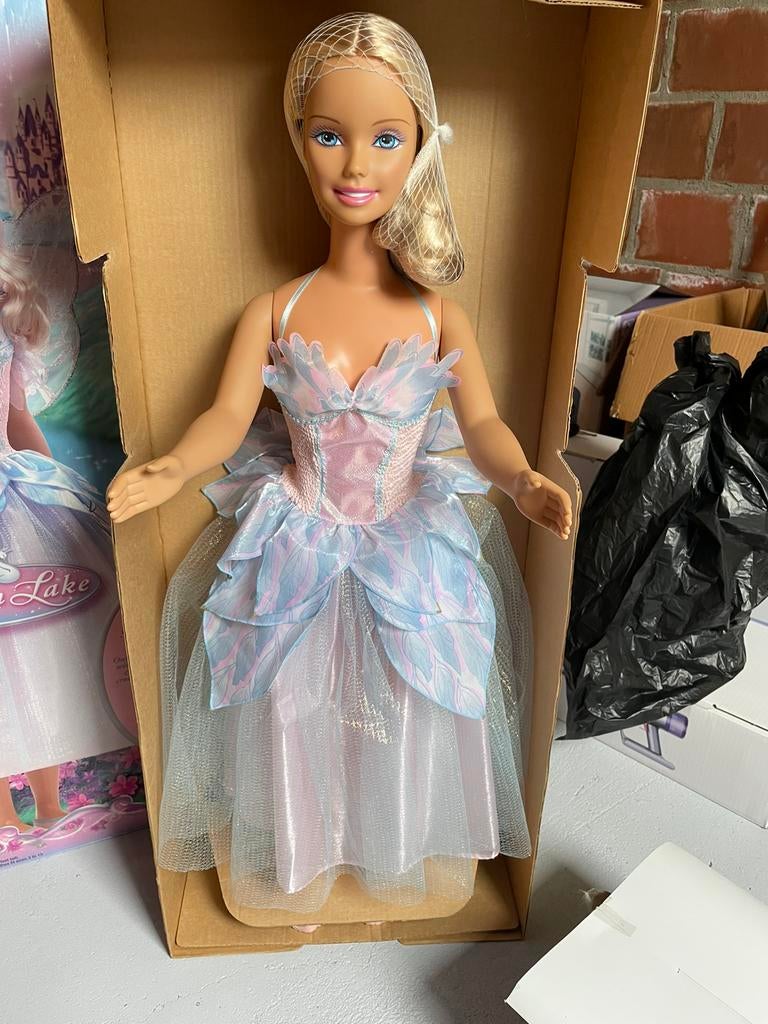 My Size Barbie Swan Lake 91 cm nieuw, Verzamelen, Poppen, Ophalen, Nieuw, Pop