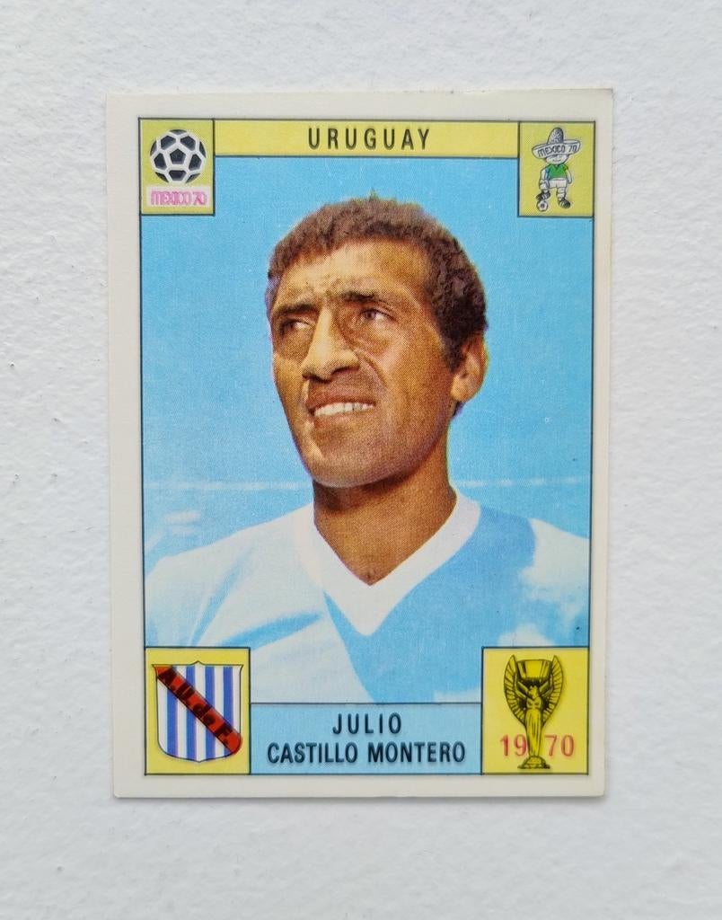 Panini Mexico 70: Julio Castillo Montero - Team Uruguay 1970, Ophalen of Verzenden, Zo goed als nieuw