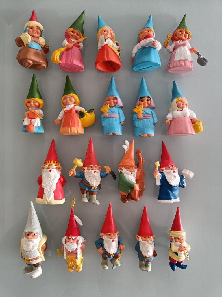 Kabouter David BRB figuurtjes Rien Poortvliet, Verzamelen, Ophalen of Verzenden, Gebruikt