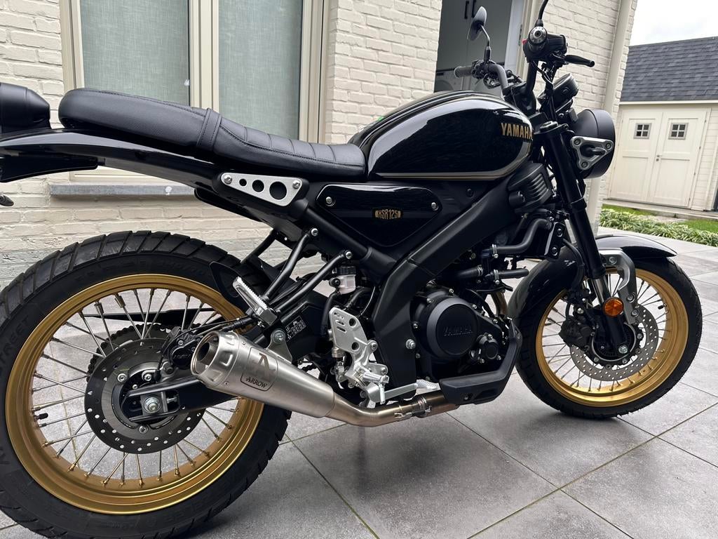 Yamaha XSR 125 Legacy – nieuwstaat 972 km Arrow uitlaat, Motoren, Particulier