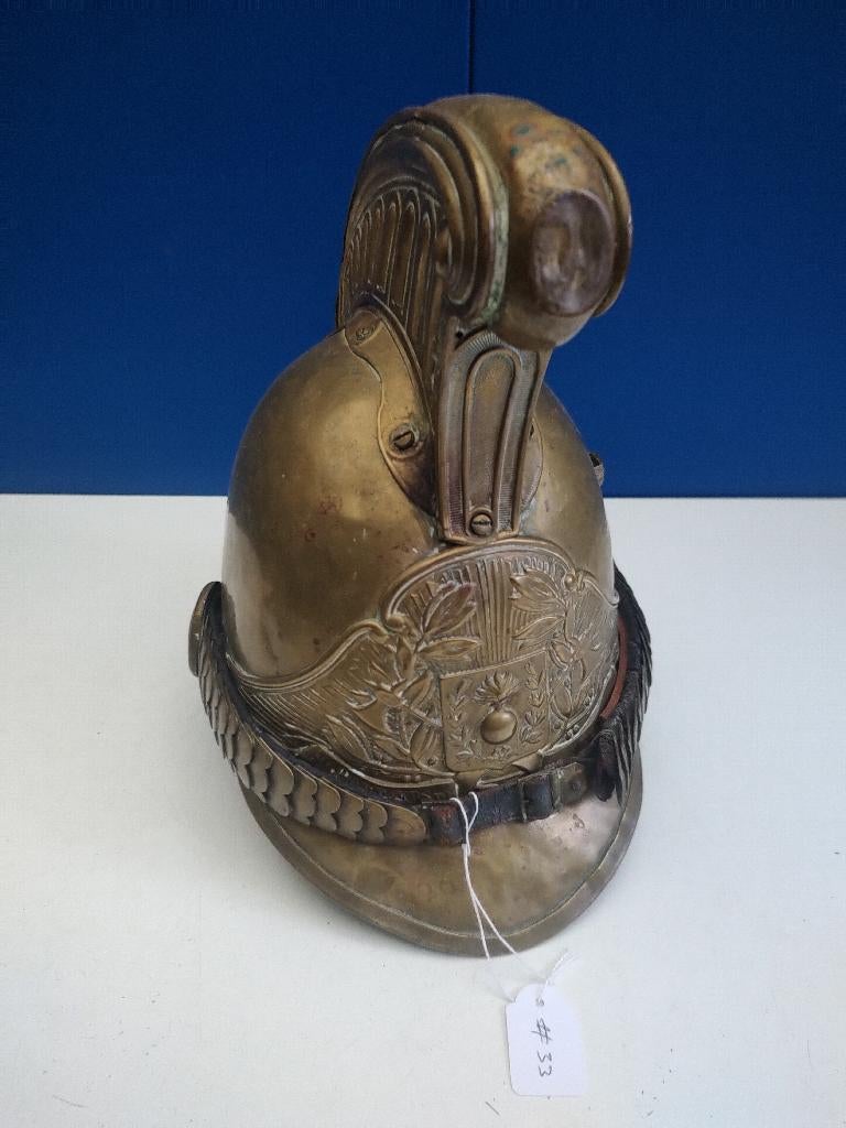 # 33 Franse brandweerhelm mod 1870, Verzenden