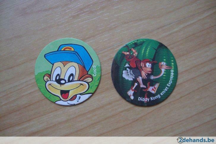 Flippo's Donkey Kong en Choco Pops Kellogg’s, Verzamelen, Ophalen of Verzenden
