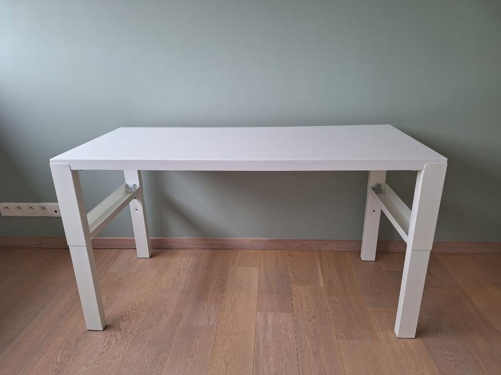 Bureau kind IKEA PÅHL wit, Ophalen, In hoogte verstelbaar, Zo goed als nieuw
