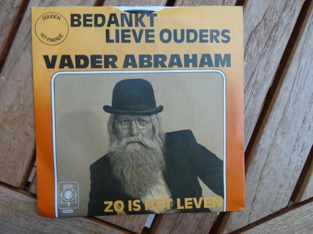 vader abraham bedankt lieve ouders, Cd's en Dvd's, Vinyl | Nederlandstalig, Ophalen of Verzenden, Zo goed als nieuw, Levenslied of Smartlap